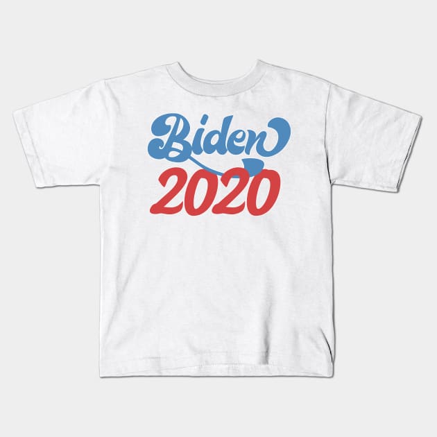 Joe Biden 2020 - Presidential Campaign Typography Design Kids T-Shirt by DankFutura